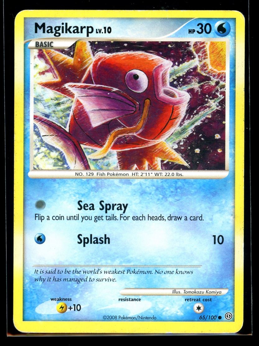 2008 Diamond & Pearl - Stormfront Magikarp Komiya #65 Non Holo Pokemon Card