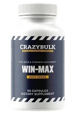 CRAZYBULK WIN-MAX | Suplemento anabólico natural para el culturismo | Paquete de 1