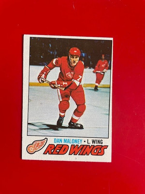 1977-78 Topps Hockey Set Break #172 Dan Maloney - Detroit Red Wings NRMT