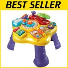 Bilingual Learning Activity Table for Toddlers - Yellow with 6 Fun Activities