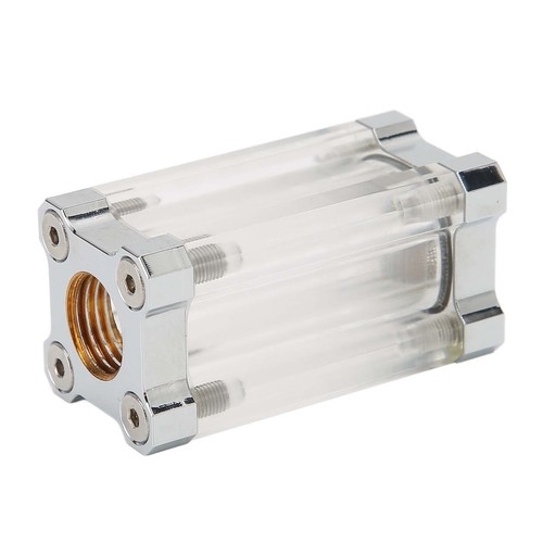 (Silver)Internal G1/4 Water Cooling System Filter 40 Mesh Single Sided Filter - Afbeelding 2 van 12