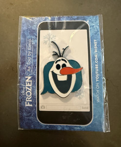 Disney Frozen Olaf Emoji Pin - As Told by Emoji Oh My Disney 2015 Single