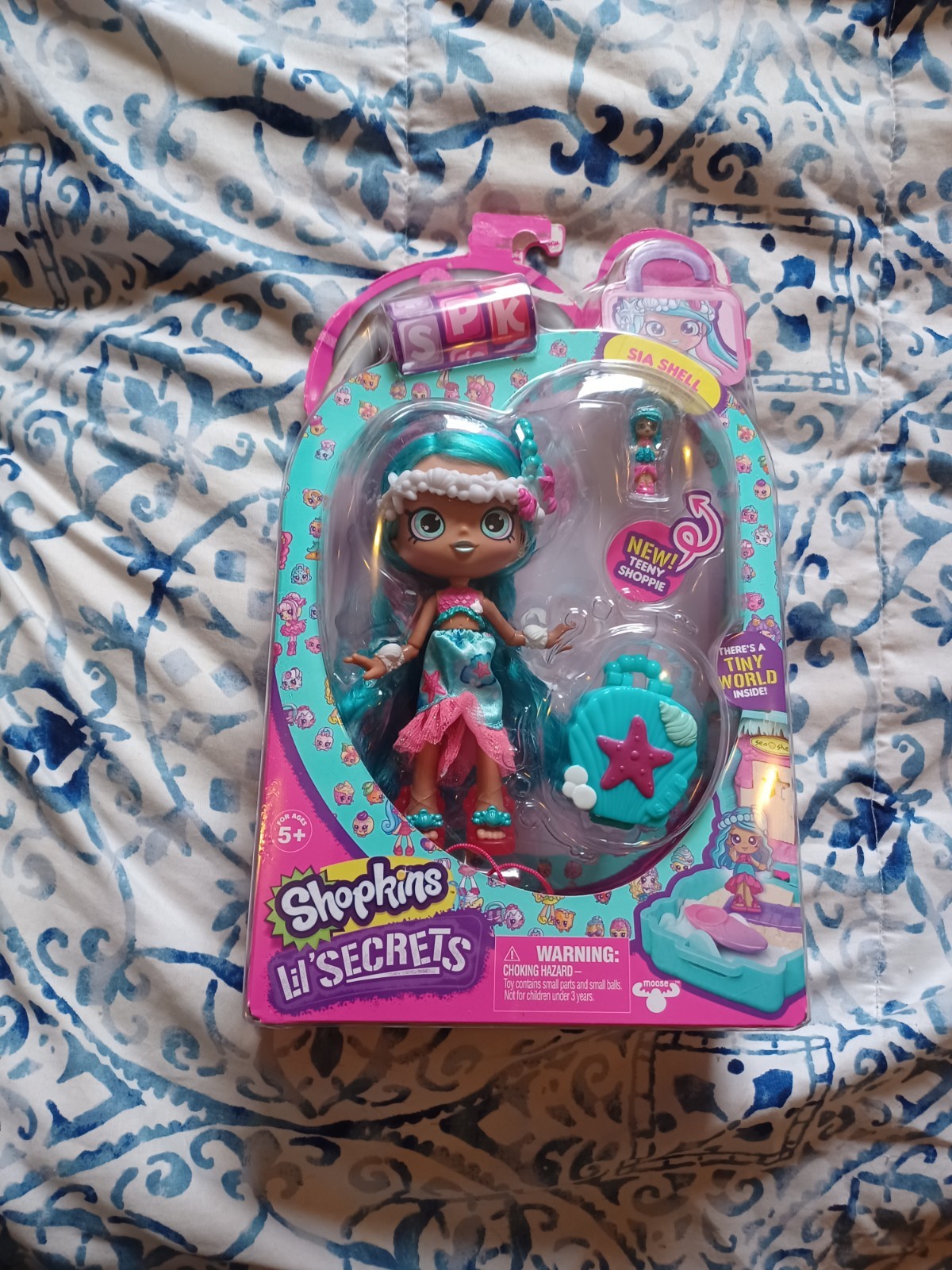 sia shells shopkins shoppie doll nib new in box