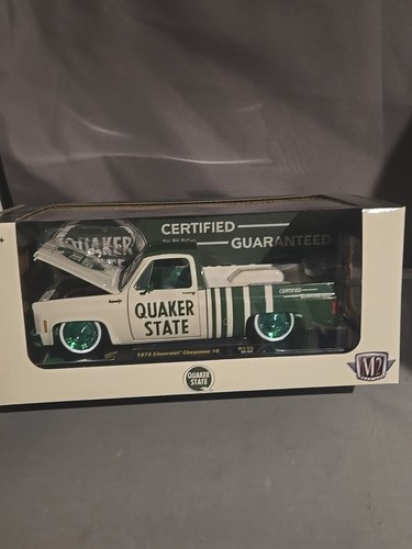 M2 MACHINES 1/24 CHASE GREEN 1973 CHEVROLET CHEYENNE 10 QUAKER STATE 1 Of 750
