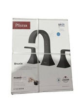 Pfister Bruxie 8 in. Widespread Double Handle Bathroom Faucet in Matte Black