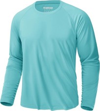 Men's UPF 50 Sun Protection Rash Guard C Quick Dry Shirt for Fishing Hiking