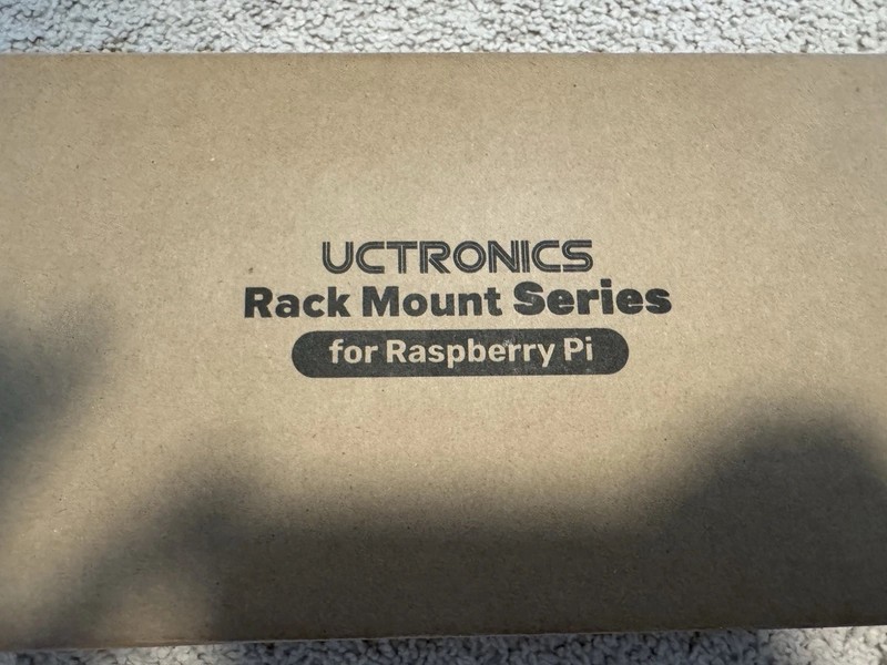 UCTRONICS Rackmount for Raspberry Pi, 19in Black Frame, Rack Mount Series