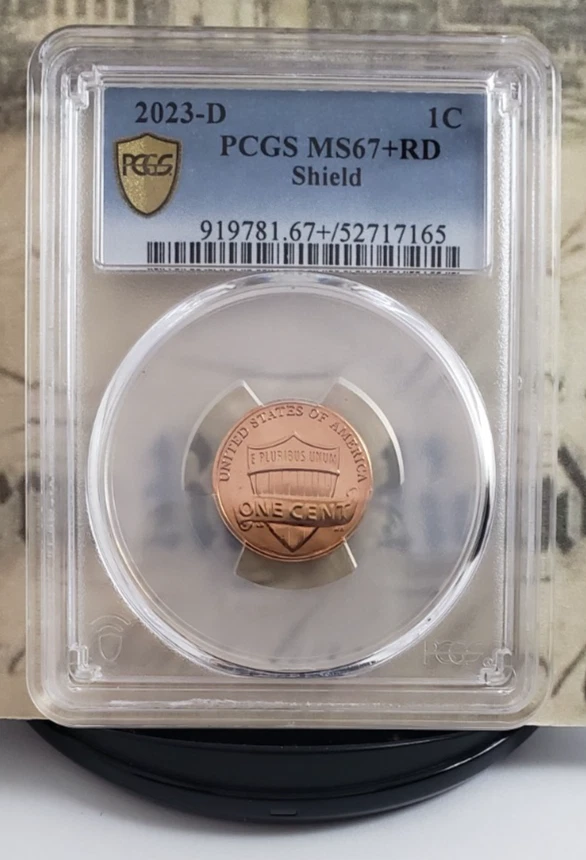 2023-D Lincoln Shield Cent - PCGS MS67+ GS - PCGS Population of 3 - Nice! 7165 - Image 2 of 4
