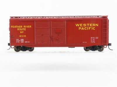 HO Accurail WP Western Pacific Feather River Route 40' Box Car #18505 - Custom 