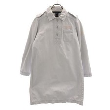 MARC BY MARC JACOBS Denim Dress XS Light Gray Long Sleeve Ladies