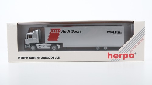 Herpa H0 035651 MAN semirremolque Audi Sport | Zustand: Gebraucht