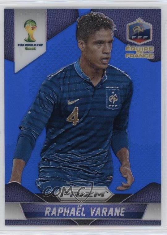 2014 Panini Prizm World Cup Blue Prizm 130/199 Raphael Varane #78 0j4n