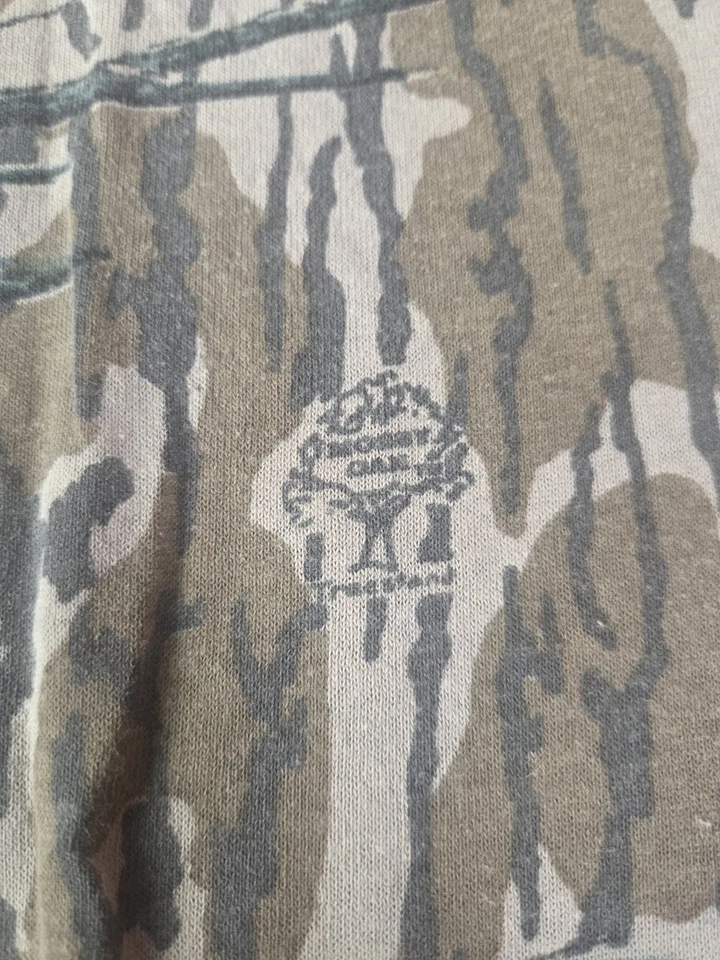 Vintage Mossy Oak Treestand T Shirt Men’s Large Camo Hunting USA - Image 4 of 4