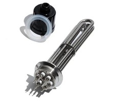 Electric Water Heater Brewing 2" Tri Clamp Flange Immersion 220V Heating Element