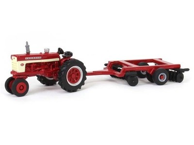 Case IH Farmall 460 Tractor w/ Disk Diecast 1:64 Scale Model - ERTL ZFN44377