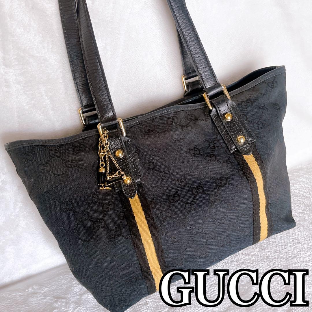 Gucci GG Canvas Limited Edition Holiday Tote Designer Handbag