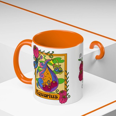 Wassermann Sternzeichen Becher, Wasser blass Sternzeichen Astrologie Kaffeetasse, Horoskop