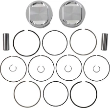 JE PISTONS - 317212 - Piston Kit - 107" - Twin Cam