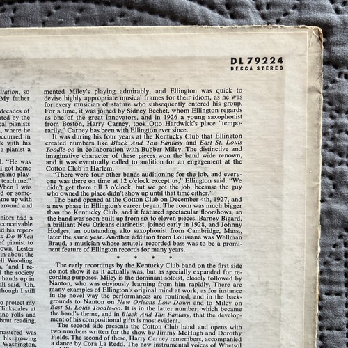 Duke Ellington: The Beginning Vol 1 (1926-1928) LP (Decca Jazz DL 79224) VG+/VG - Foto 7 di 18