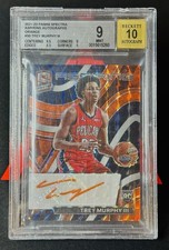 Trey Murphy 2021-22 Spectra Aspiring Autographs Orange Prizm Rookie /15 BGS 10/9