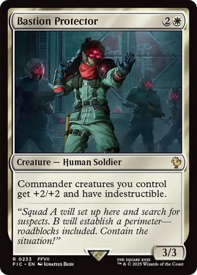MTG Bastion Protector [FINAL FANTASY Commander] Near Mint Magic