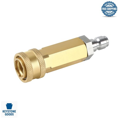 #ad High PSI Stainless Steel Brass Pressure Washer Filter with Quick Connect $22.49