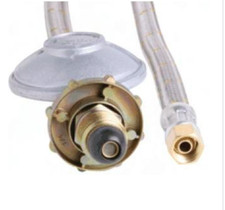 BBQ HEATER LPG OUTDOOR CONNECTION GAS HOSE 1/4" BSP TO POL REGULATOR 3M LONG