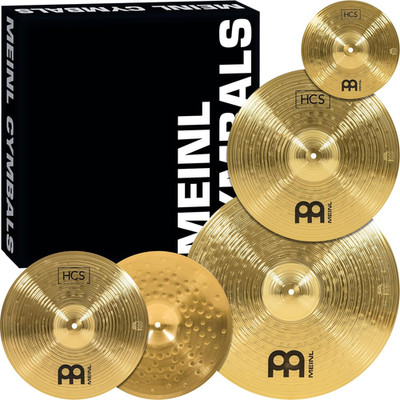 Meinl Cymbal Set Box Pack with 14  Hihats, 20  Ride, 16  Crash, plus a FREE 10 
