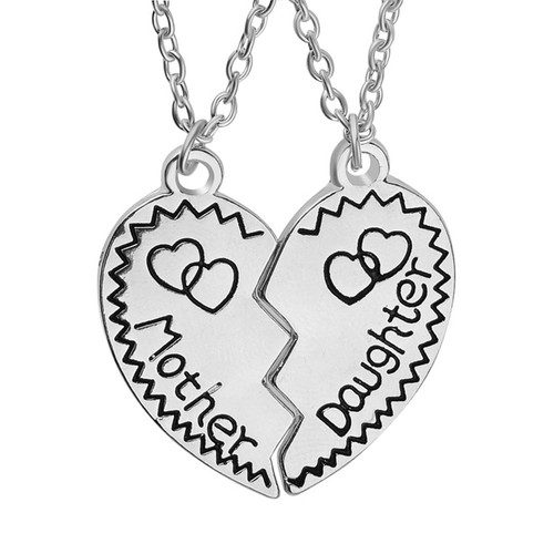 Love Letter Necklace Mother Geburtstagsgeschenk Mutter Kette Silber Damen - Picture 3 of 3
