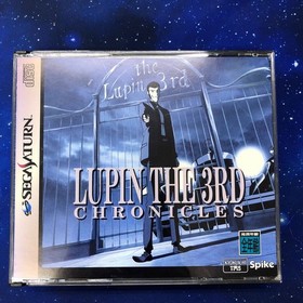 Sega Saturn Lupine the 3rd Chronicles with postcard LUPIN THE 3RD CHRONICLES