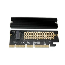 Full Speed M.2 PCIe M key NGFF SSD to PCI-E Express 3.0 X4 X8 X16 Adapter Card