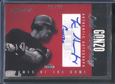 2004 Fleer inScribed LUIS GONZALEZ #NGA-LG Names of the Game Auto /99