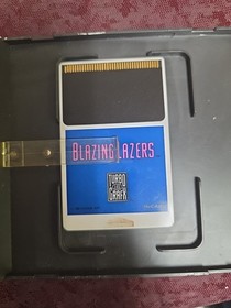 Turbo Grafx 16 Blazing Lazers CIB Tested/Working Pics Manual Been Wet