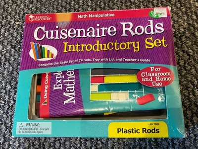 Learning Resources Cuisenaire Ruten Mathematik Einführungsset mit Anleitung - komplett