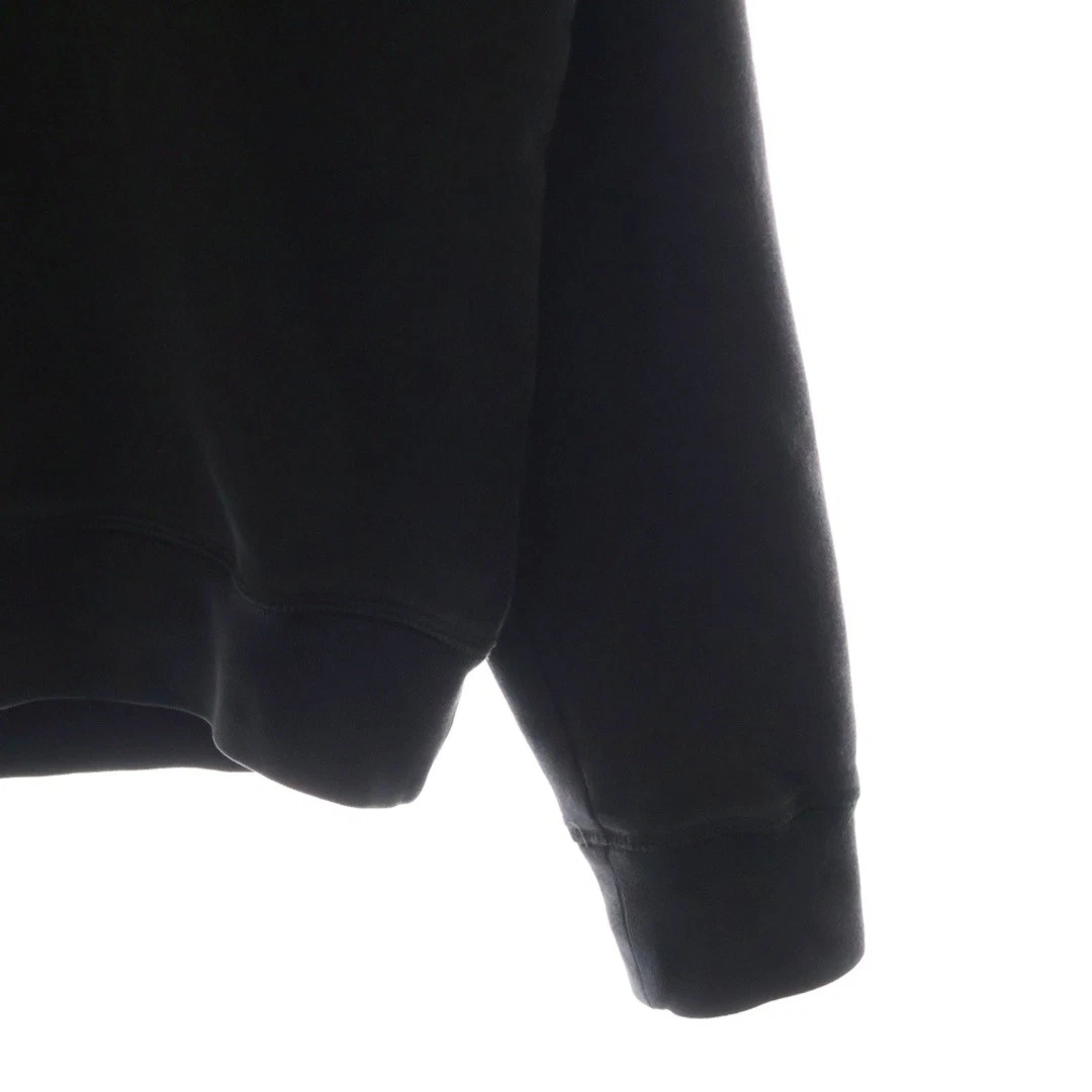 Felpa con cappuccio pullover DSQUARED2 DSQUARED stampa logo anteriore nera usata 292f69