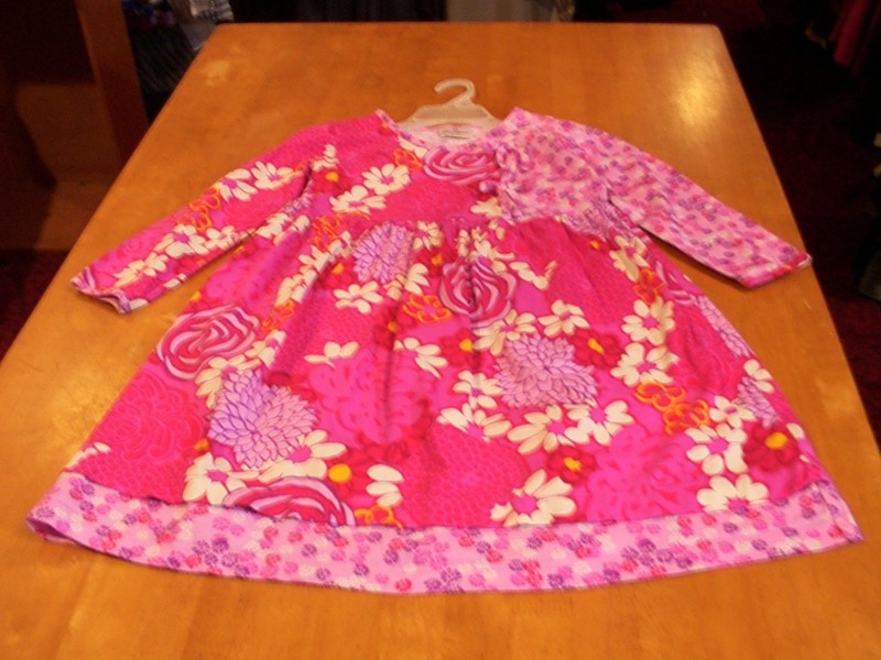 Hanna Andersson Vintage Mixed Floral Print Dress-Sz. 130(7/8)