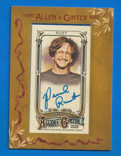 2025 Topps Allen & Ginter PAUL RUST AUTO MINI FRAMED #MA-PR