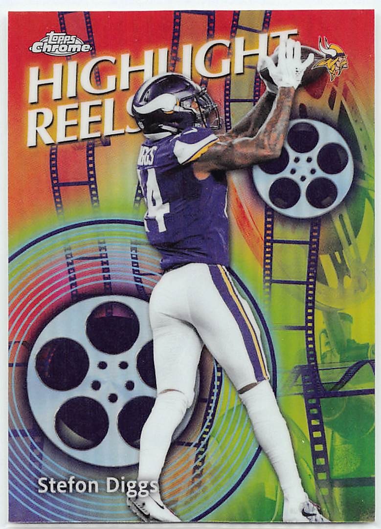 Stefon Diggs 2026 Topps Flagship #HR-1 Highlight Reels Minnesota Vikings