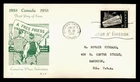 DR WHO 1958 CANADA FDC FREE PRESS NEWSPAPER H&E CACHET M70494