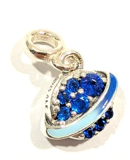 Authentic Pandora Charm, ME Mini Gradiant Moon Dangle, #791437C01, Silver