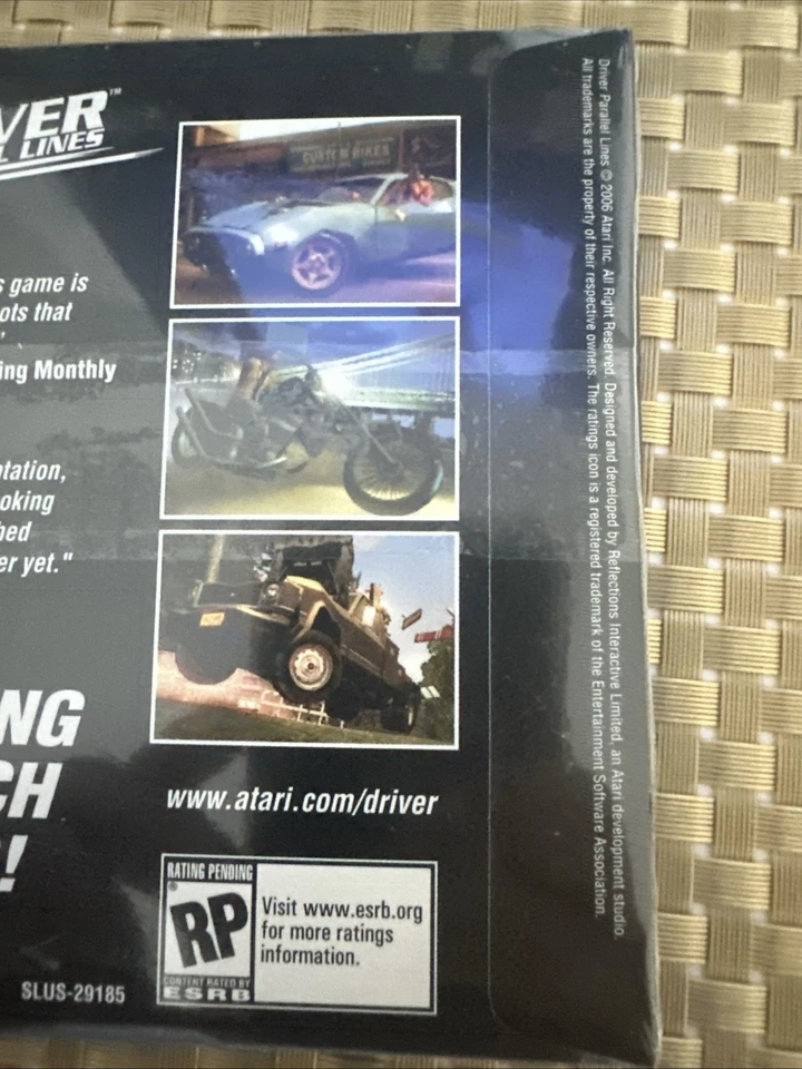 New Sealed Not For Resale Driver Parallel Lines PlayStation 2 (2006) Demo Disc - Image 3 of 4