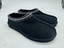Kirkland Signature Slip On Unisex Black Shearling Slipper Comfort 8 Men/9 Women