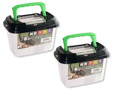 Critter Keeper with Handle, Easy to Observe, Terrarium for Bugs, Fish, Clear