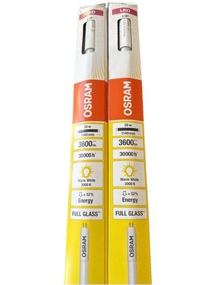 2x OSRAM LED Röhre TUBE T5 HF HO54 830 26W 3000K Warmweiß G5 3600lm 1149mm