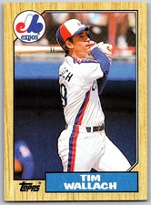 ⚾ 1987 Topps #55 Tim Wallach Montreal Expos
