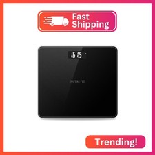 NUTRI FIT Digital Bathroom Scale for Body Weight, Bath Scale for Accurate Weight
