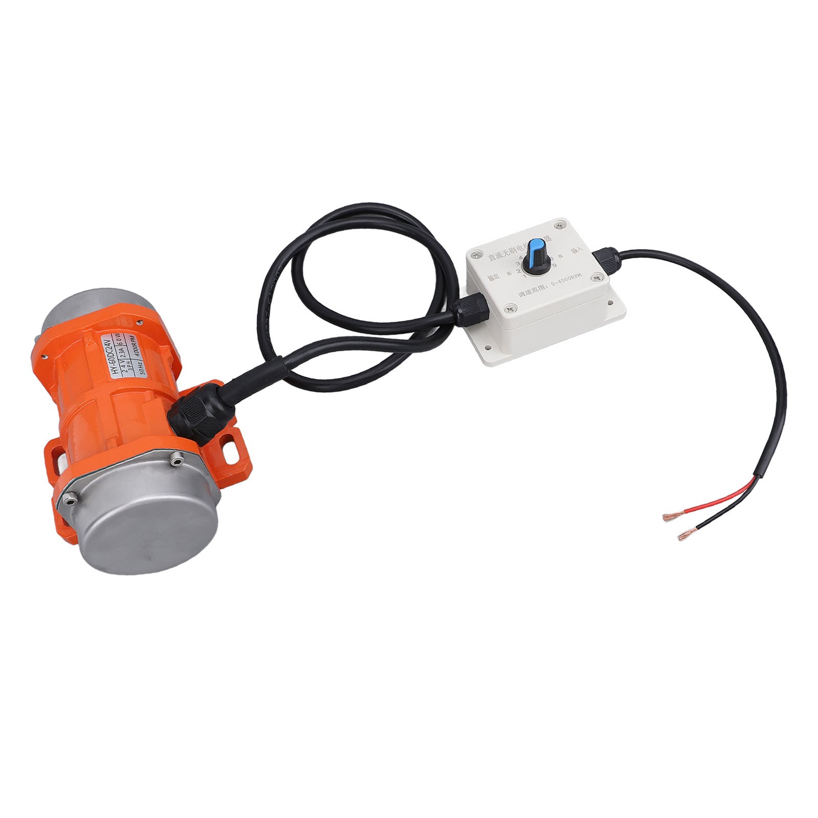 DC24V Brushless Vibration Motor 4000RPM Adjustable Speed IP65 Waterproof Small