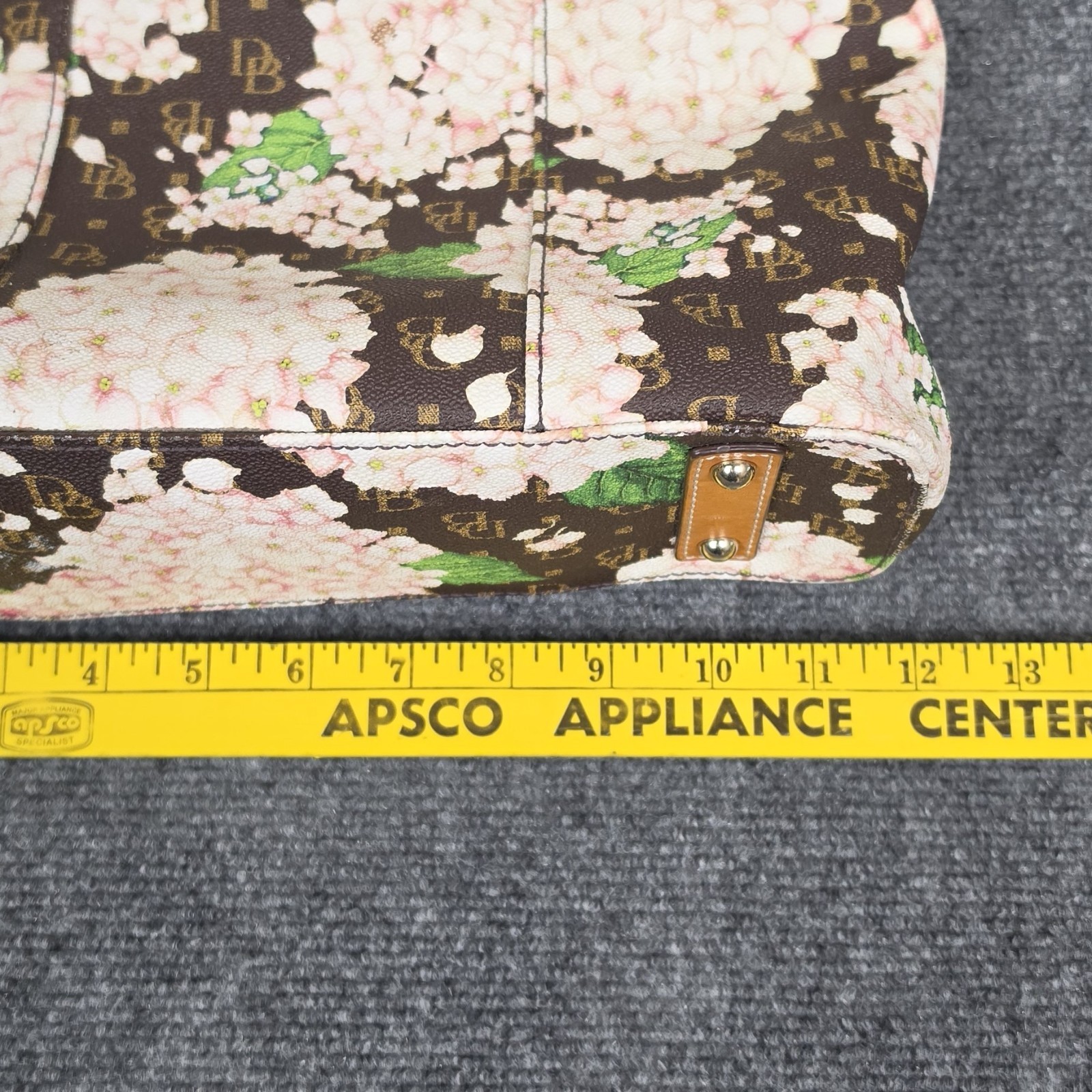 Dooney & Bourke Hydrangeas Monogram Shoulder Bag - image 17