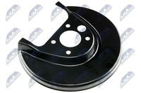 NTY HTO-WW-004 Spritzblech, Bremsscheibe Hinten Links FüR Audi Seat Skoda VW
