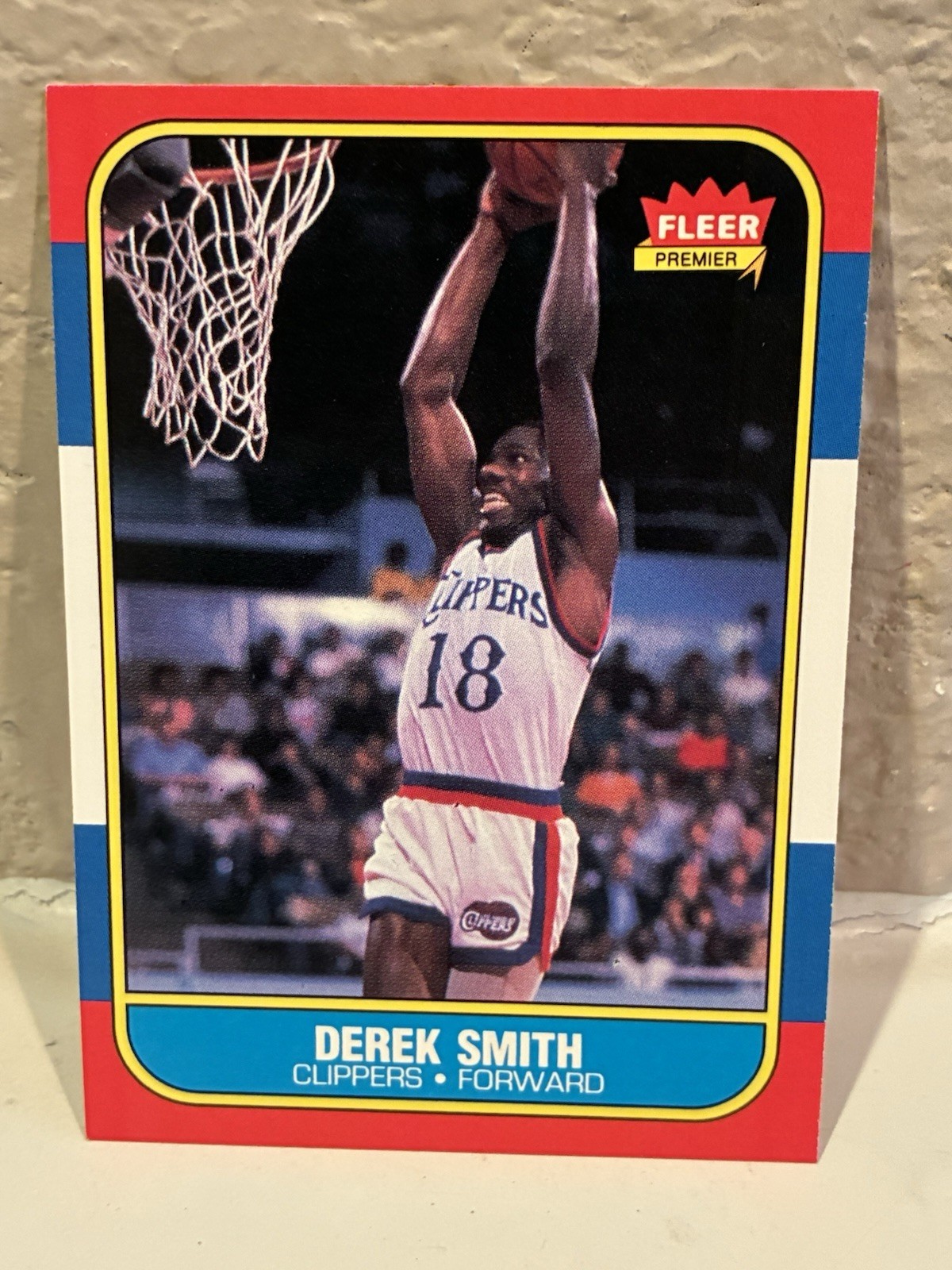 1986-87 Fleer Basketball #103 Derek Smith Los Angeles Clippers NRMT C